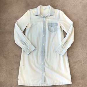 J. Crew 100% cotton shirt dress